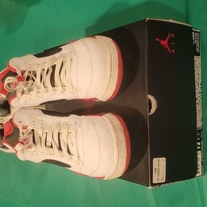 Air Jordan red/white/black size 12